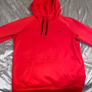 red nike hoodie